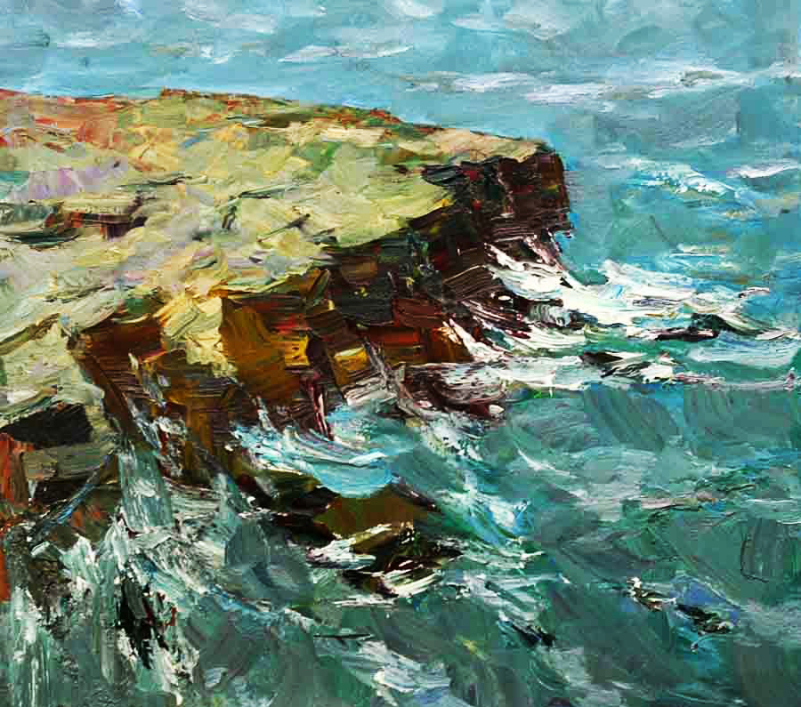 «Крим. Штормить». 2012. Полотно, олія